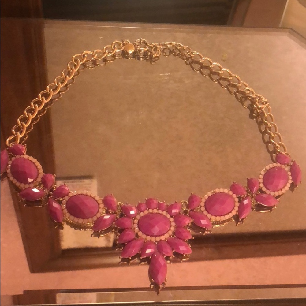Pink & Gold Statement Necklace